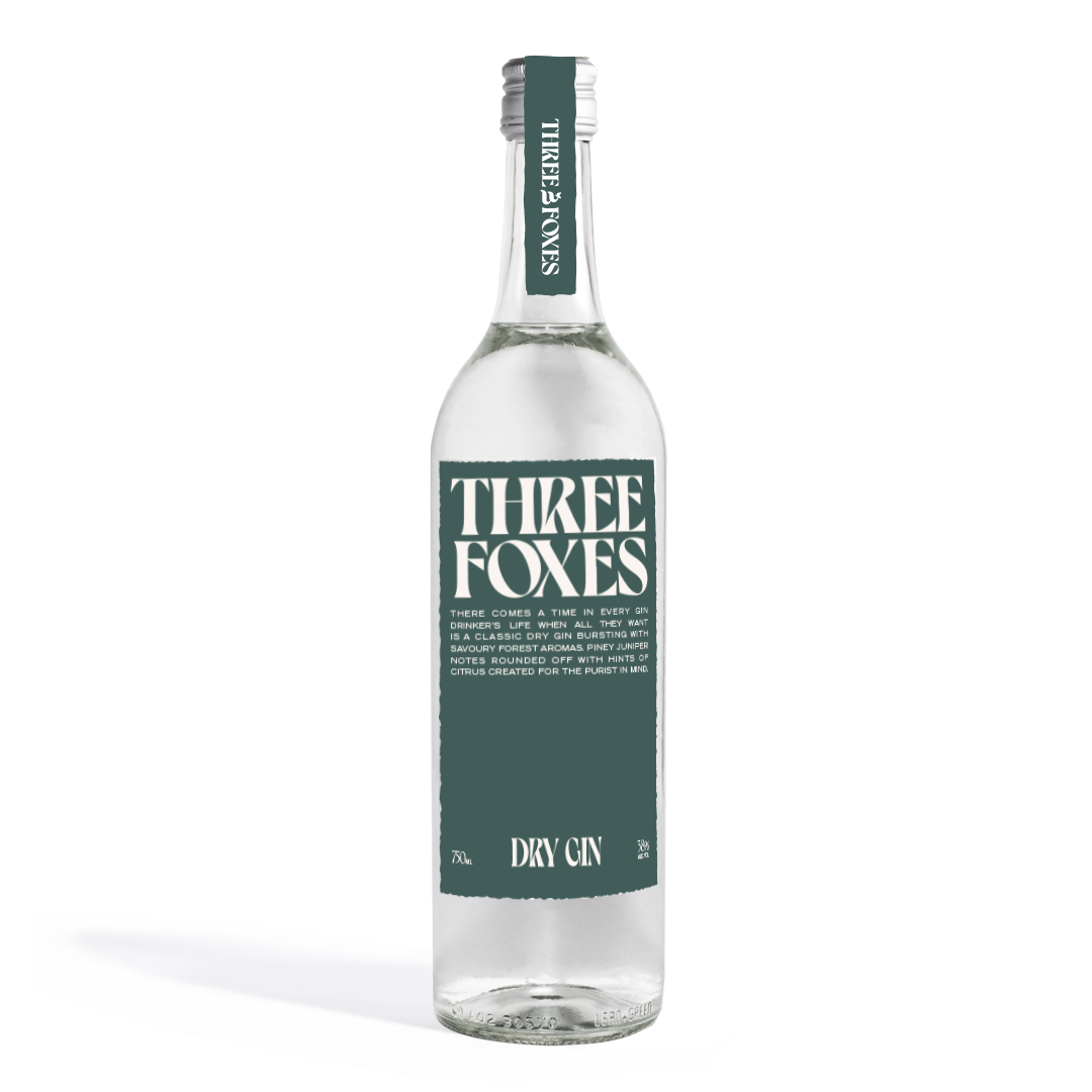 THREE FOXES DRY GIN
